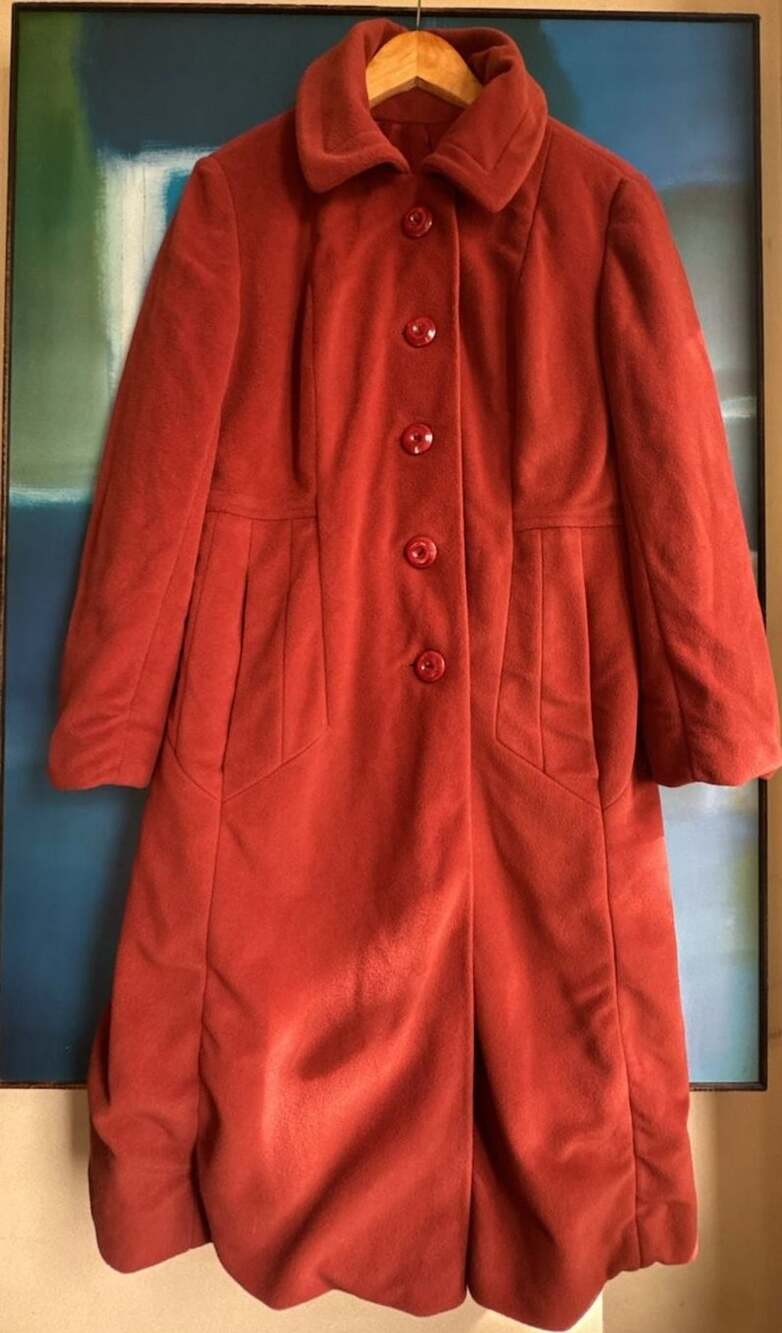 Vintage Shagmoor Long Rust  Coat